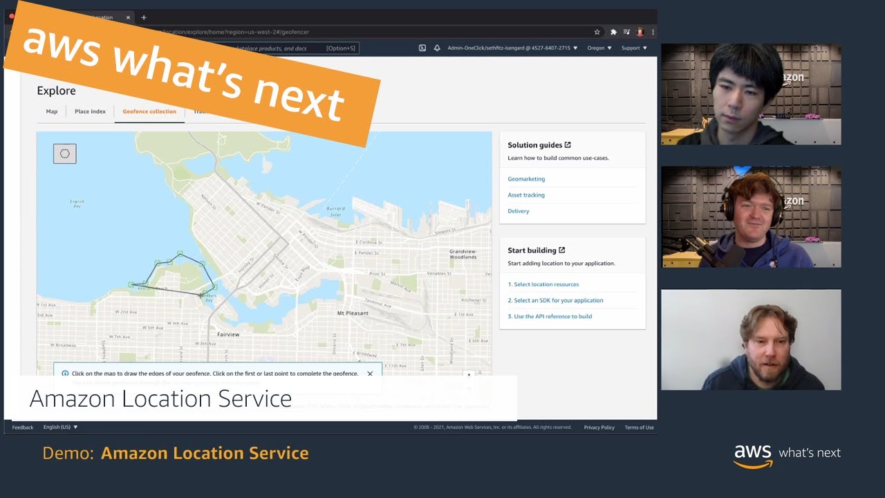 AWS What's Next ft. Amazon Location Service | AWS Events