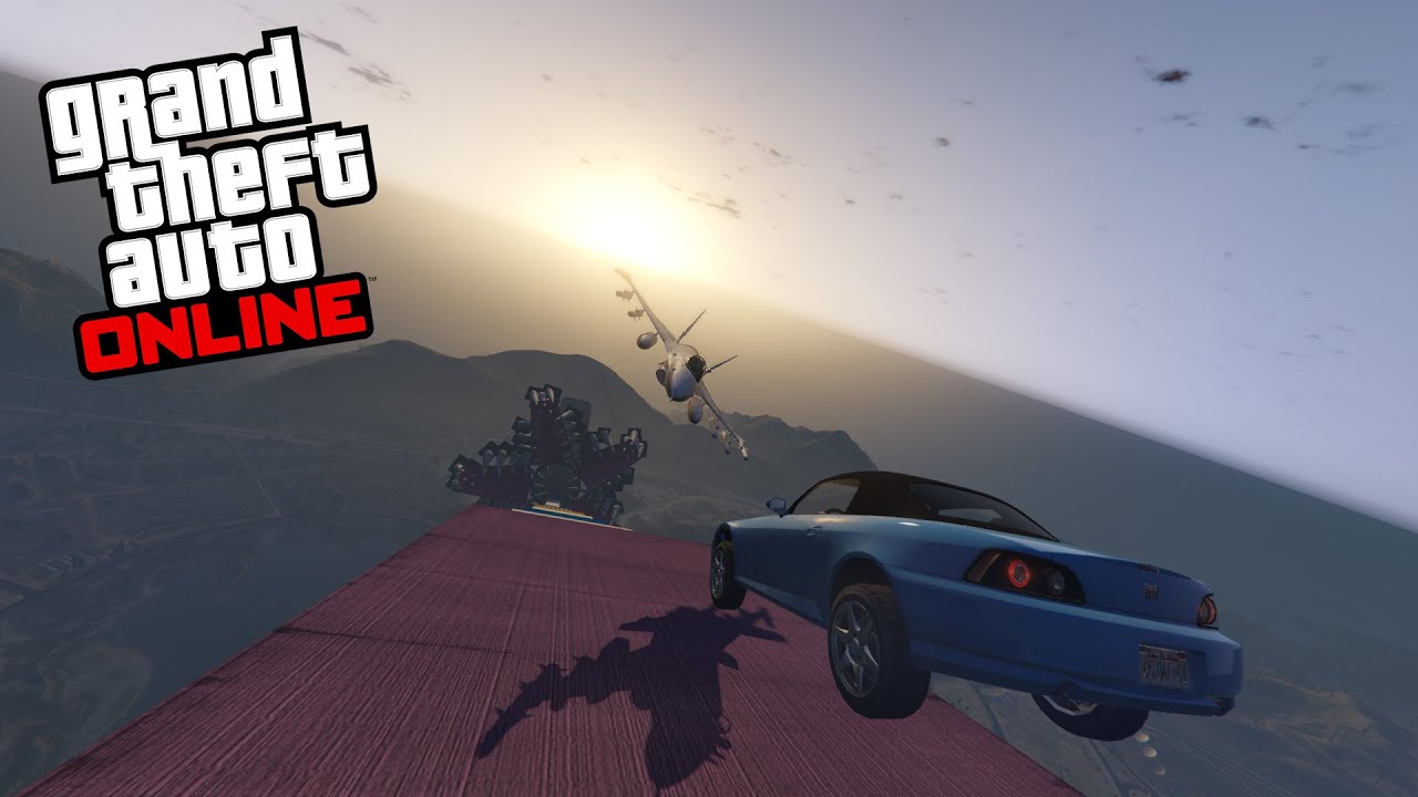 TROLOWAŁEM MEGA RAMPĘ [GTA V Online z EKIPĄ] [JANOWSKY, MAZOWSKI, BLUEQ, OLA, KUBA] #26