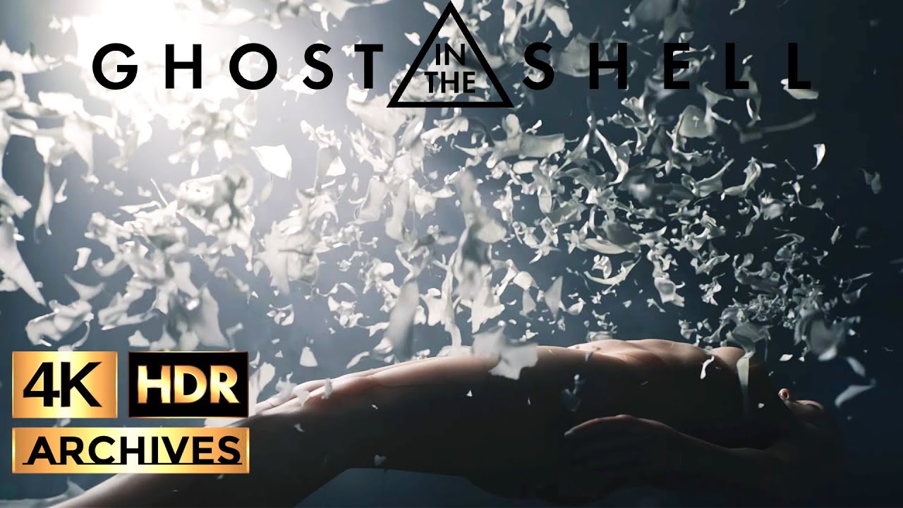 Ghost in the Shell |4K-HDR| Opening Scene, Mira Killian becomes Major (2017)