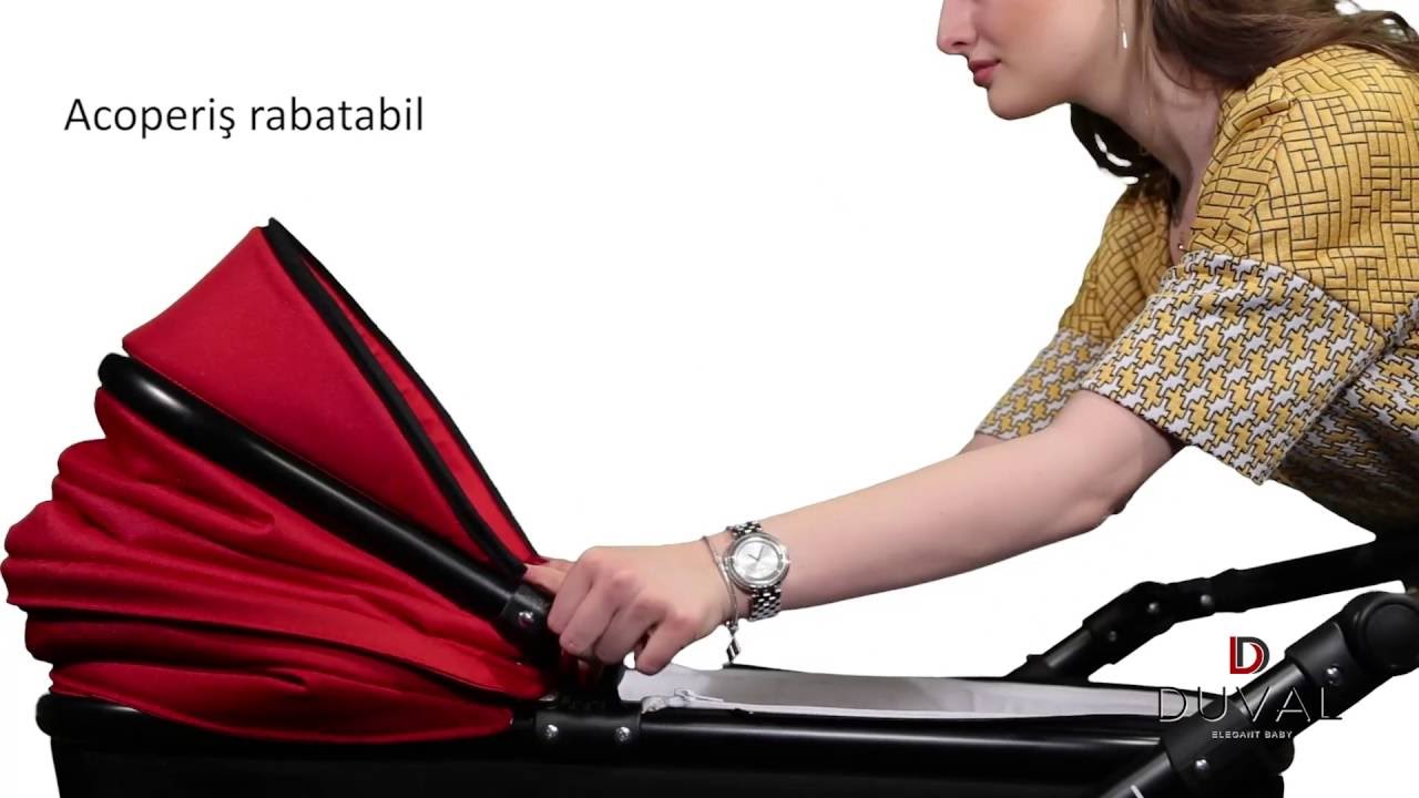 Prezentare carucior 3 in 1 Duval DeLuxe