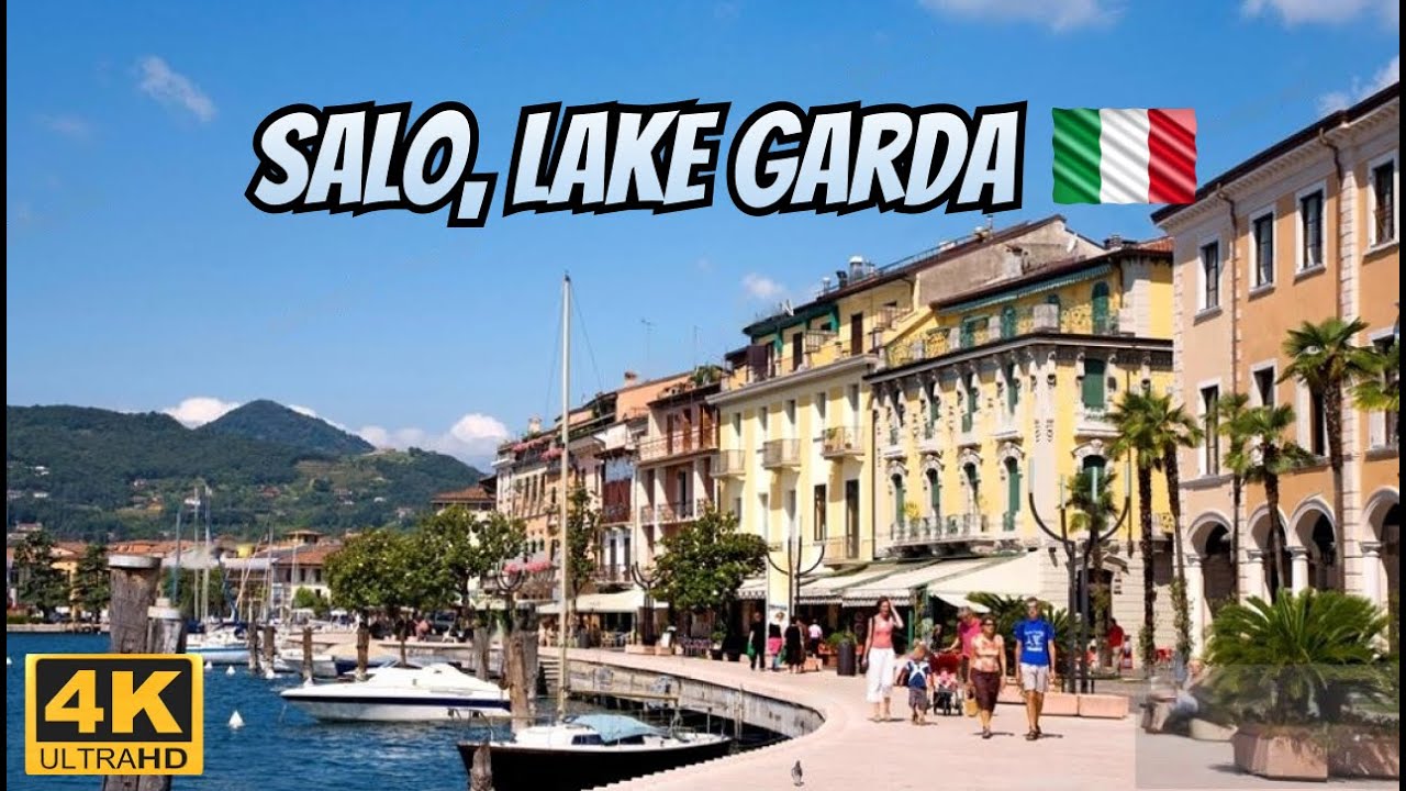 A Magical Italian Town Besides a Beautiful Lake - Salo, Lake Garda - Walking Tour | 4K