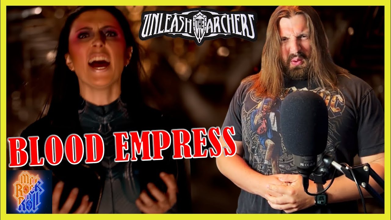 PUNCHED WITH METAL GRACE!! | UNLEASH THE ARCHERS - Blood Empress (Official Video) | REACTION