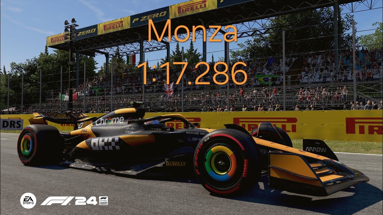 F1 24 Italy Autodromo Nazionale Monza Time Trial World Record Hotlap (