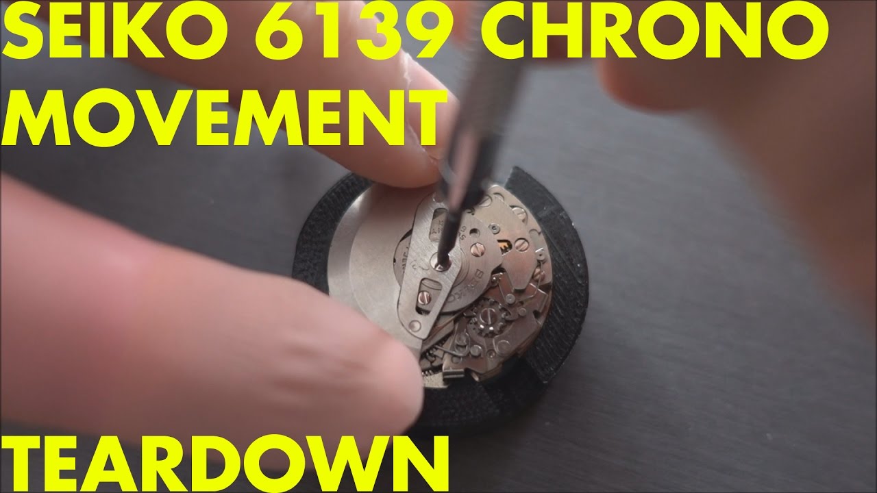SEIKO 6139A Movement Teardown