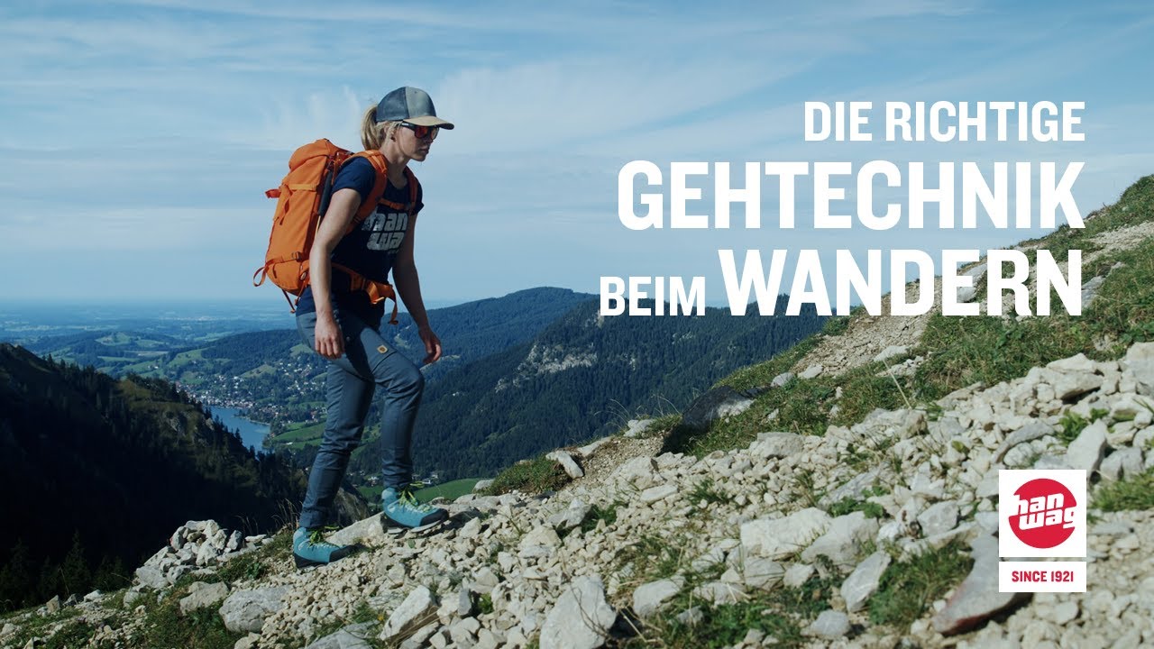 Die richtige Gehtechnik beim Wandern und Bergsteigen 🏔️
