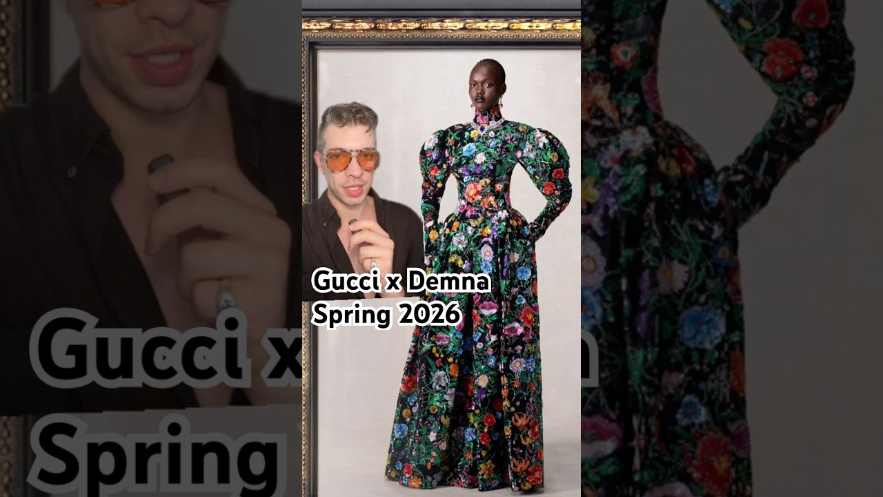 Дебют Демны &laquo;Deja Vu&raquo; на показе Gucci Весна 2026 🫣😵&zwj;💫 #обзор #мода #неделямоды