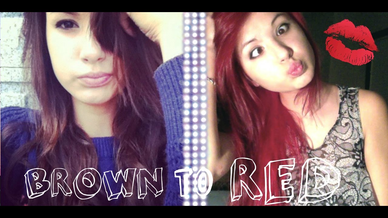 Dying hair BRIGHT RED | WITHOUT Pre-bleaching!
