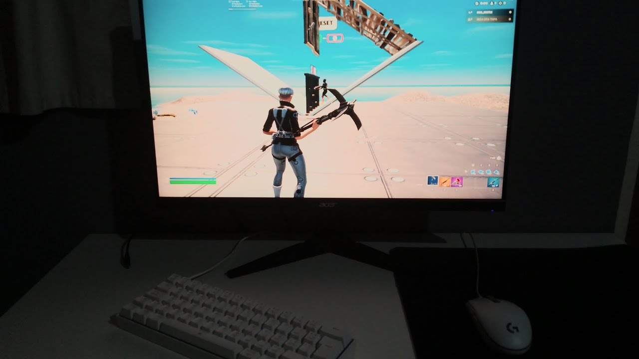 [4K 240FPS] keyboard redragon dragonborn / 1v1 Gameplay Fortnite / Matix