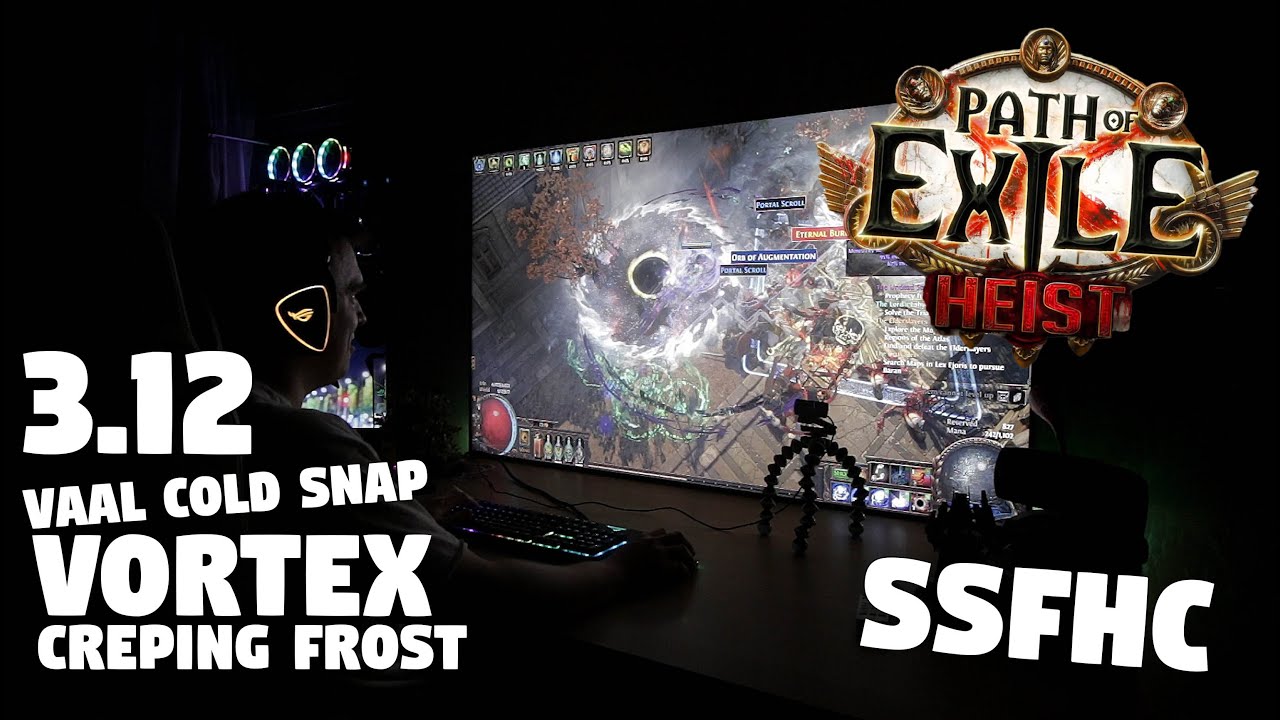 Path of Exile 3.12 HEIST - Vortex Cold Snap - The BEST League Starter that can also do Awakener 8!