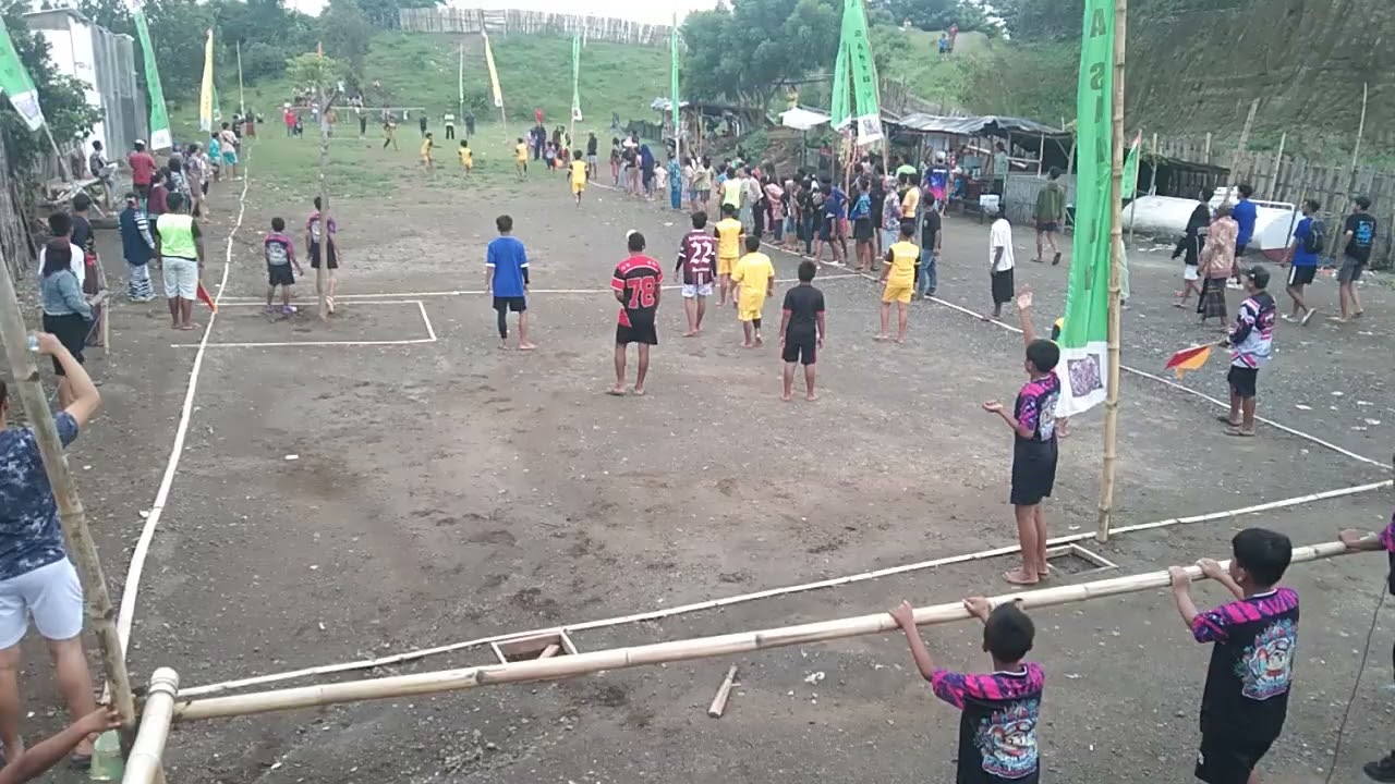RANTAI ALAM CILIK VS BOBOIBOY CILIK Persahabatan Bola Kasti SESI 1 Lapangan Lanceng Nyiksa 