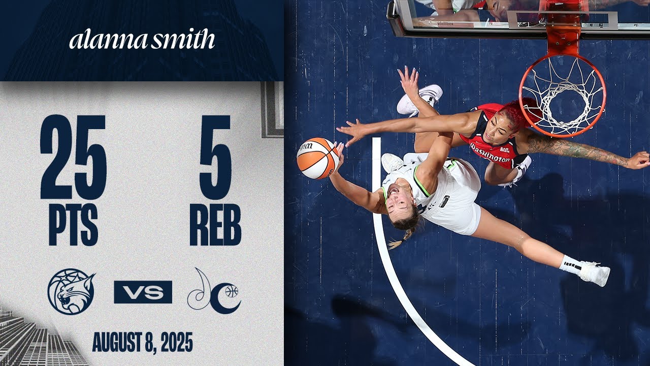 Alanna Smith Dominates With 25 Points Against The Washington Mystics | 08.08.25