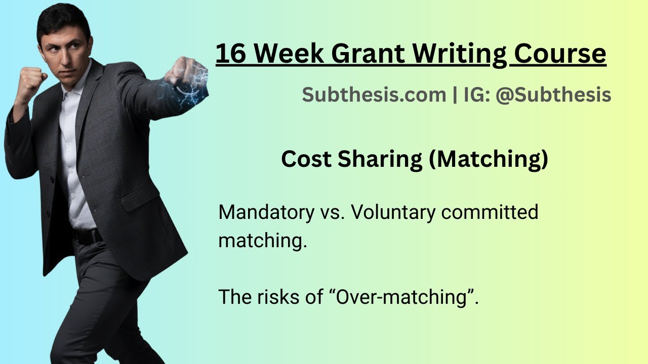 Cost Sharing & Matching Funds: Risks and Rules (9.1)
