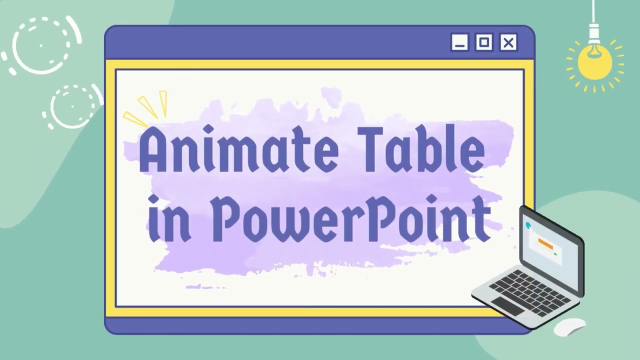 Animate Table in PowerPoint