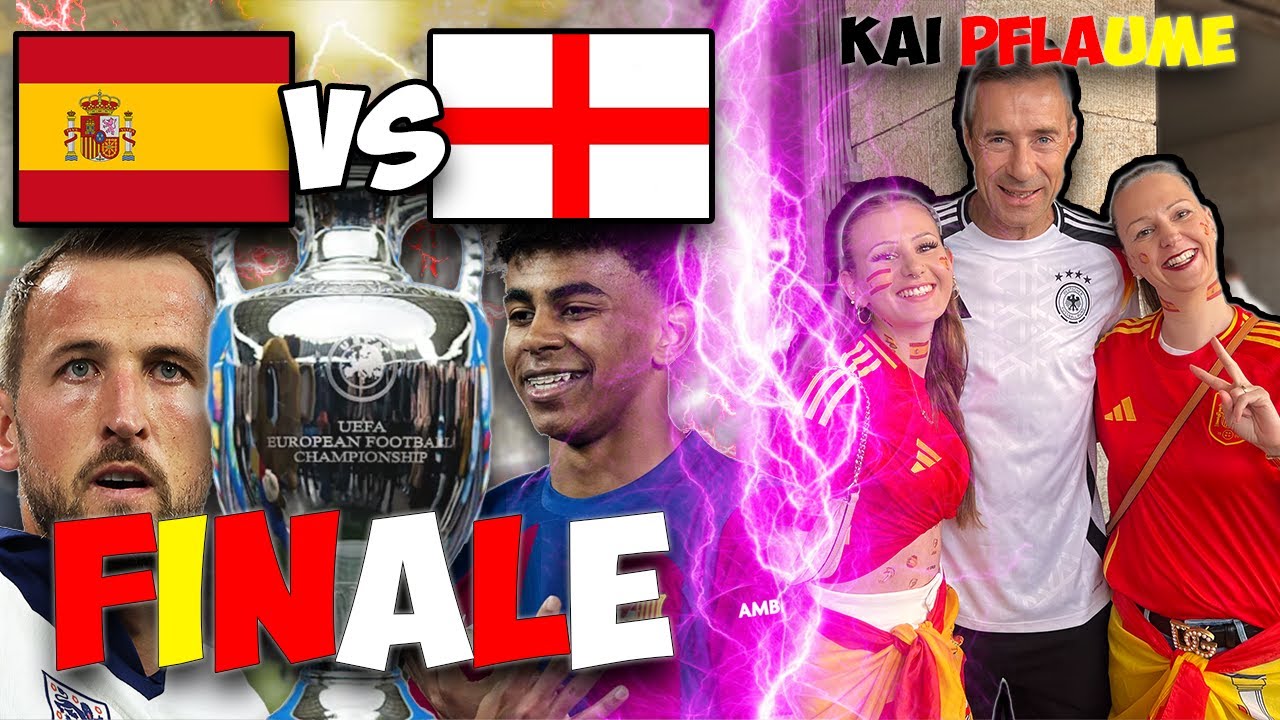 !?DAS SPANNENDSTE FINALE EVER?! | Kai Pflaume getroffen | Finale Em 2024 #fußball #finale