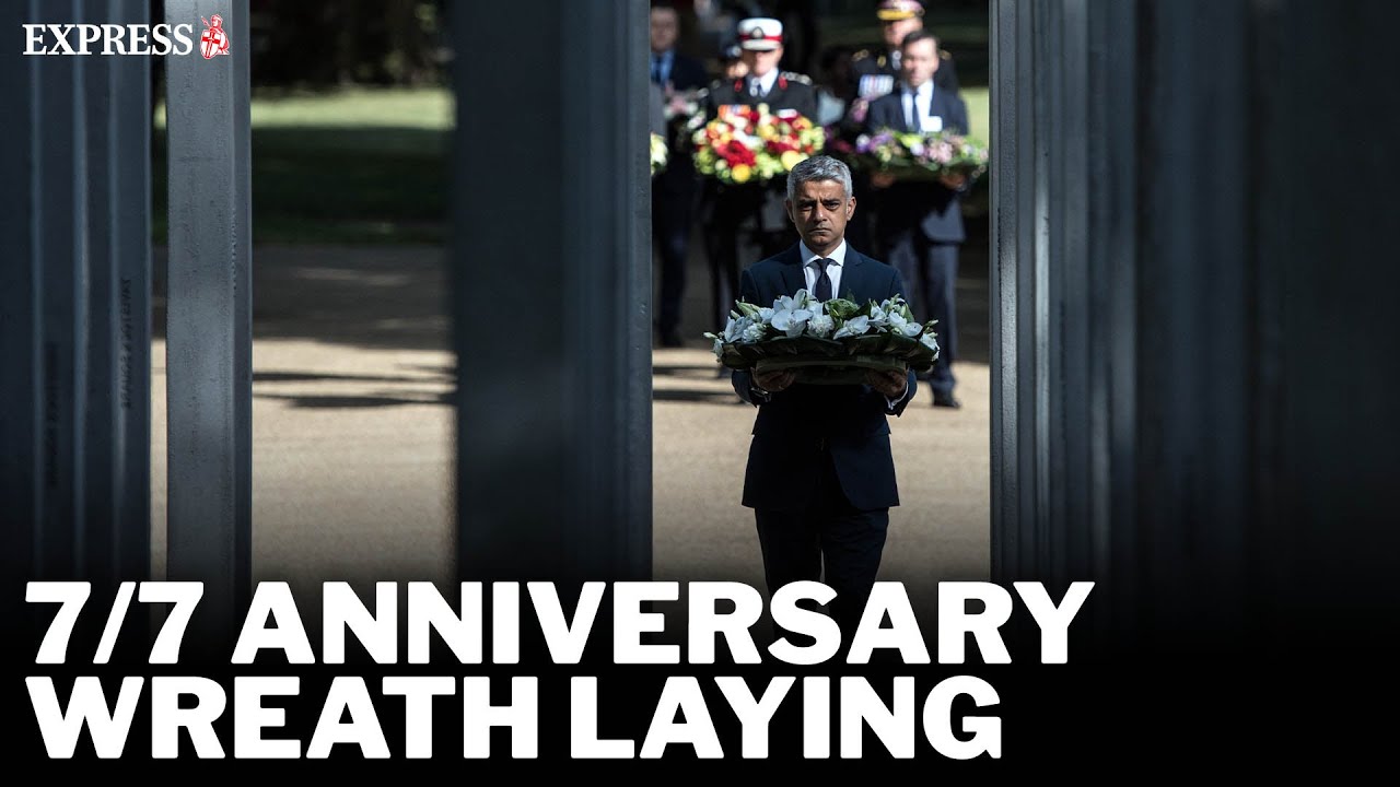 LIVE: Wreath Laying Ceremony at the 7/7 Memorial in Hyde Park