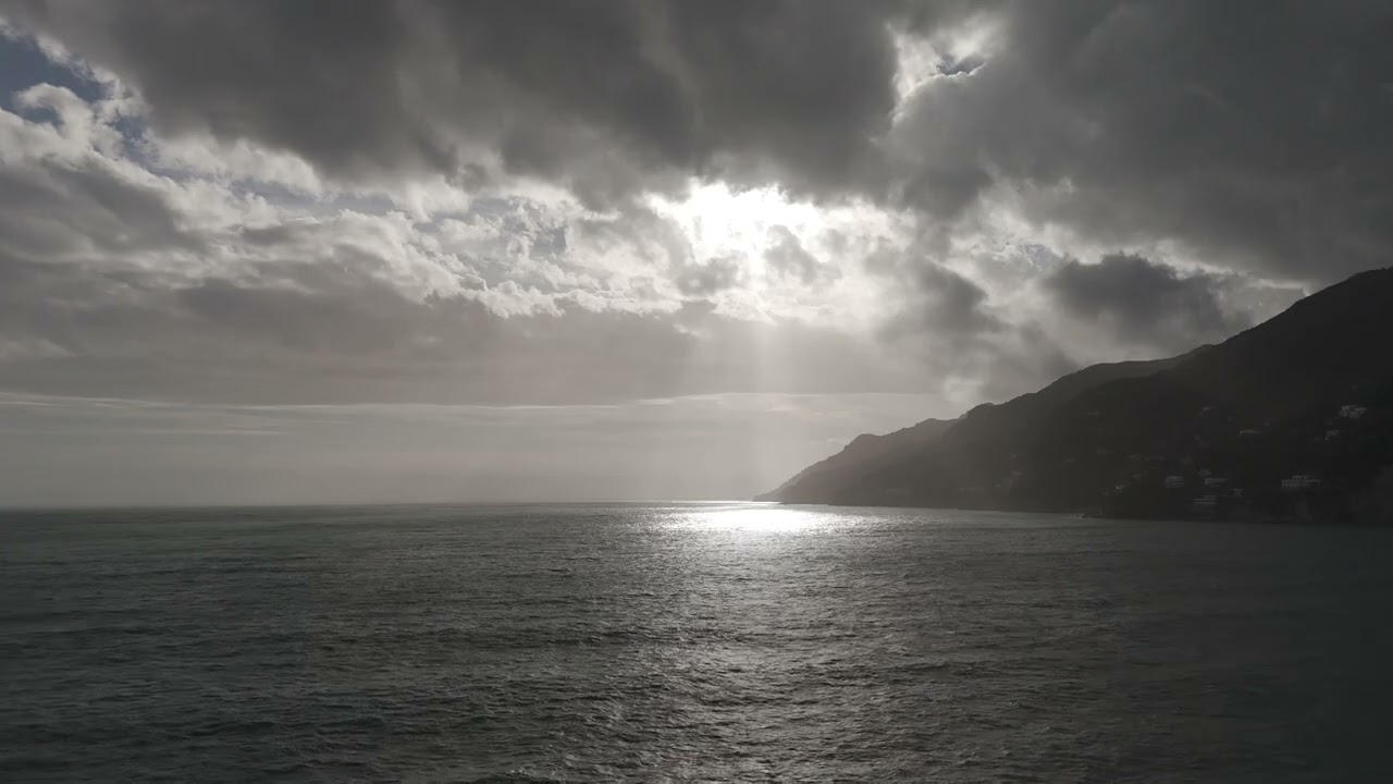 Amalfi coast, Italy 4k Beauty Winter