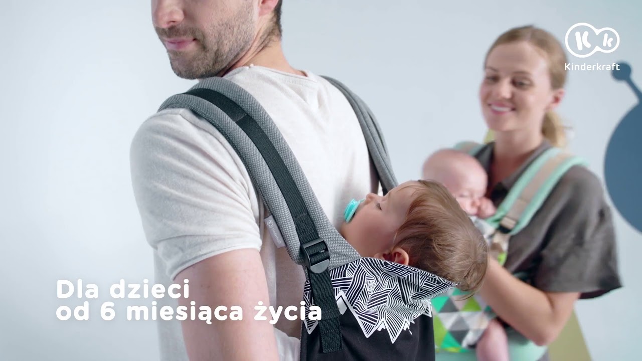 Kinderkraft NINO/MILO - ergonomiczne nosidełko dla dzieci do 20 kg | TOMI.pl