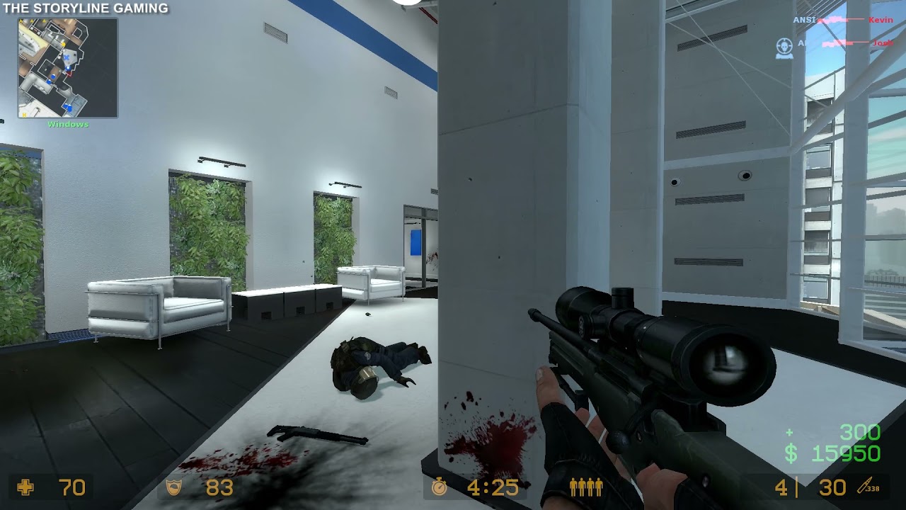 Counter Strike : Source - Agency - Gameplay 