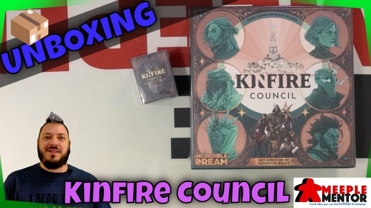 Meeple Mentor Unboxes Kinfire Council