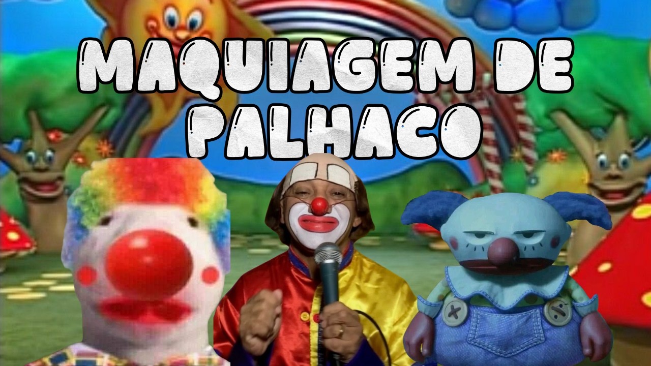 Fazendo maquiagem de paiaço 💥