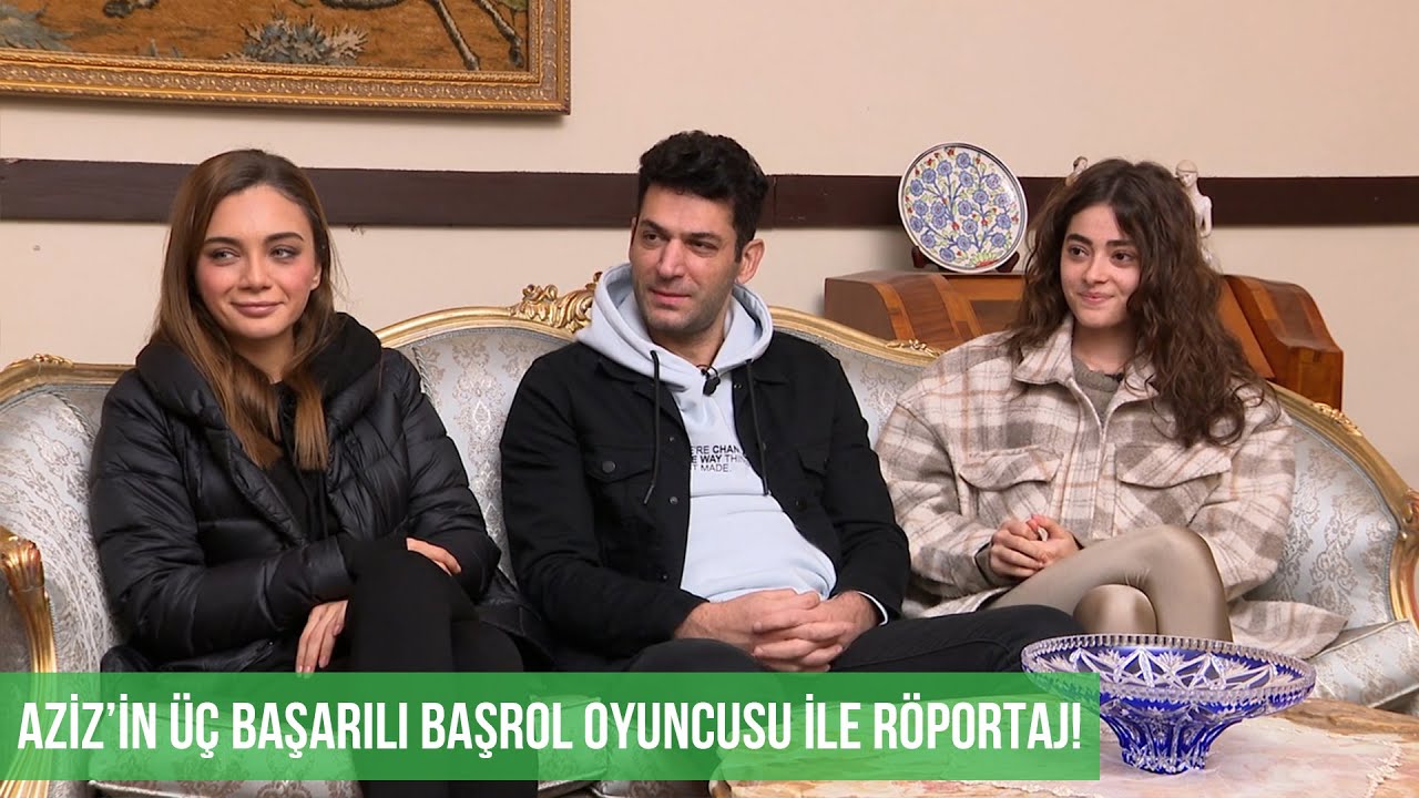 ​@azizshowtv'in boşrolleri Murat Yıldırım, Damla Sönmez ve Simay Barlas ile çok özel sohbet!