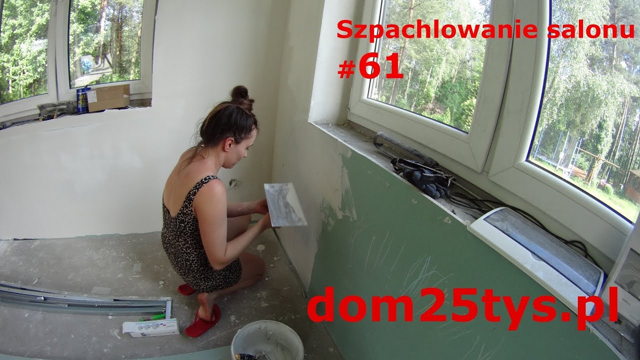 Szpachlowanie part 3, Żona budowlaniec, Dom bez pozwolenia, Uniflott, dom25tys #61 #pawełwaga