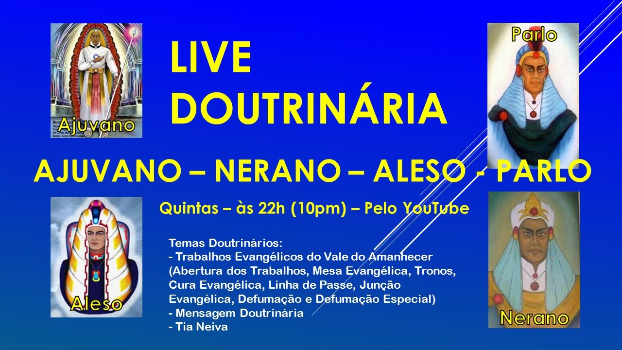 LIVE's DOUTRIN&Aacute;RIAS - AJUVANO, NERANO, PARLO e ALESO (14/05/20)