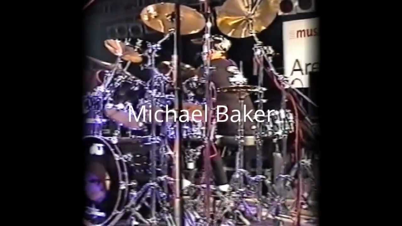 Michael Baker USA Drummer with Jerry Watts (Bass) in EUROPE