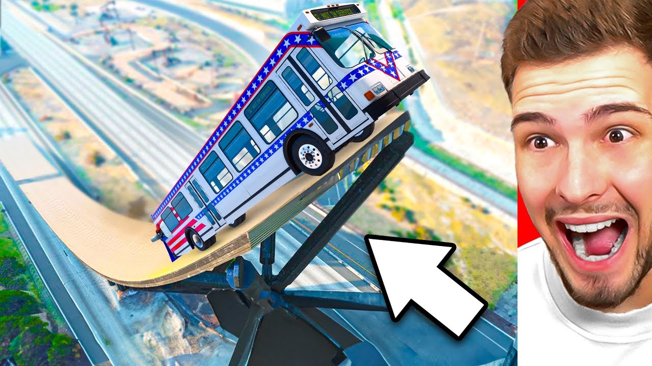 VERRÜCKTE FAHRZEUGE vs. RAMPEN CHALLENGE in BeamNG!