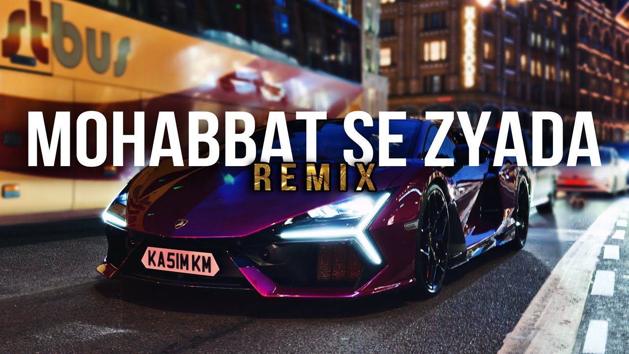 Kasim G x Nazia Khan - Mohabbat Se Zyada (REMIX) | ft. RM [Music Video]