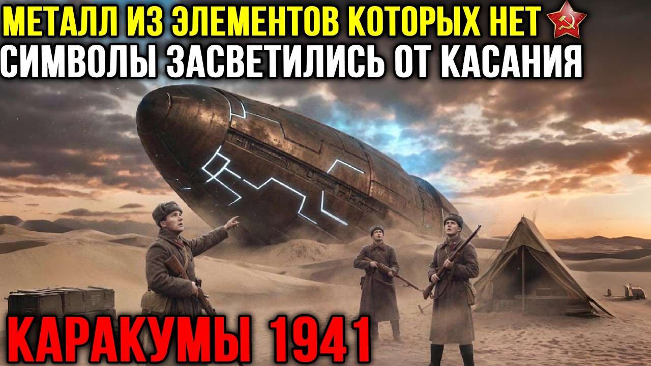 Экспедиция НКВД нашли корабль в пустыне Каракумы. Экипаж внутри был не человеческий.