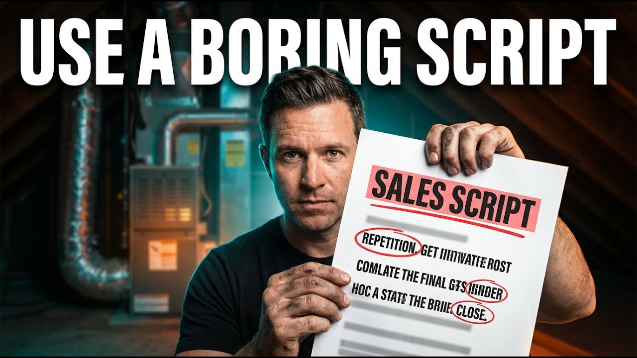 HVAC Sales Training - Do I Really Need To Use A Boring Sales Script