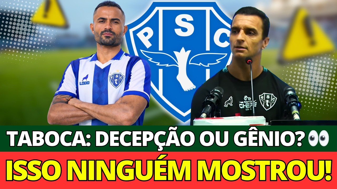 😱 VOCÊ NÃO VAI ACREDITAR NO QUE O JÚNIOR ROCHA FALOU SOBRE A ESTREIA DO TABOCA! PAYSANDU SC