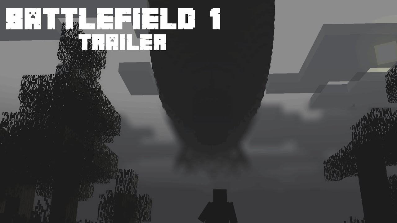 BATTLEFIELD 1 TRAILER IN MINECRAFT | Animation