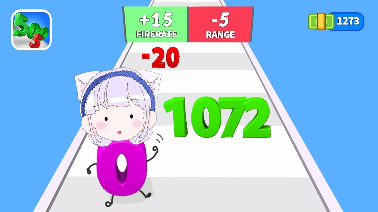 탕탕 큰 수를 만들며 달려요! Digit Shooter! Game