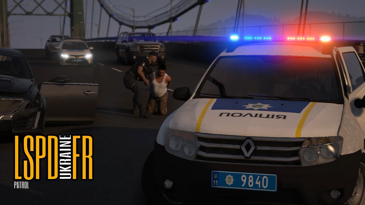 Посилений Патруль на Старому Daster [Поліція України LSPDFR GTA V]