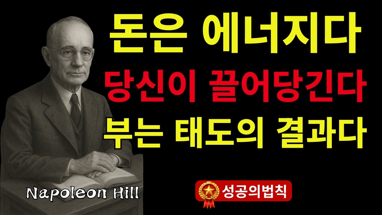 돈은 에너지다, 당신이 끌어당긴다-나폴레온 힐의 부자 마인드 수업