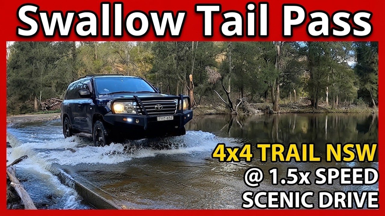 🚙 Swallow Tail Pass 4x4 Drive | Tarlo River Crossing | NSW Off-Road Adventure @1.5x Speed 🌿