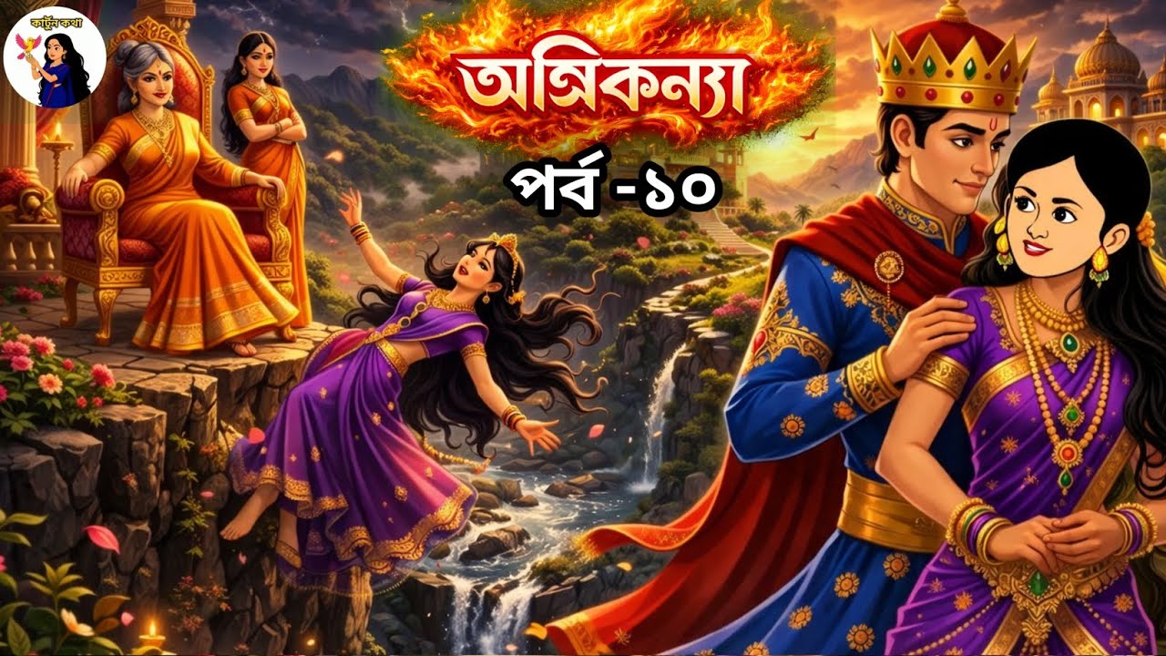 অগ্নি কন্যা পর্ব ১০ thakurmar jhuli cartoon ।Bangla golpo ।Bangla moral story। Bangla cartoon 