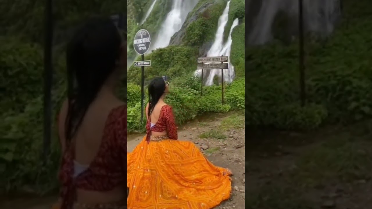 Let's see our Nepal  Narchyang Watter 💦 Fall #ournepal #short #shorts #shortsfeed #shortsyoutube