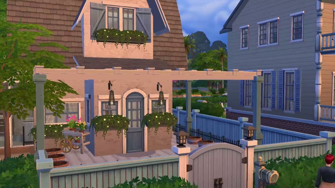 SPEEED BUILDING THE SIMS 4 RINDLE ROSE || SINGLE MOTHER WITH CHILD HOUSE