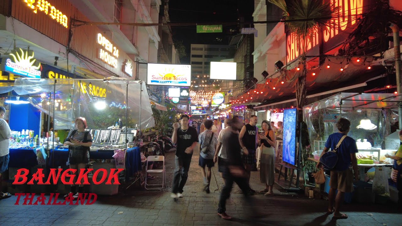 Pubs and Bars with Girls and Boys in Silom | Bangkok by Night 2025