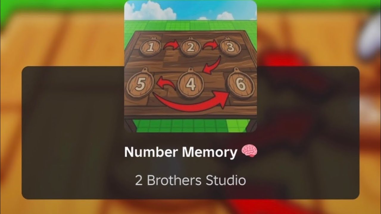 Play #Roblox #NumberMemory with us!          POV FlashClickBoom