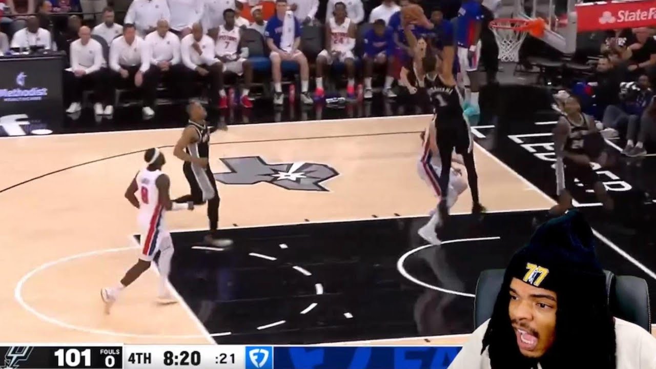 FOX & WEMBY MASTERCLASS!! Pistons vs Spurs NBA Highlights March 8th, 2026 (reaction)