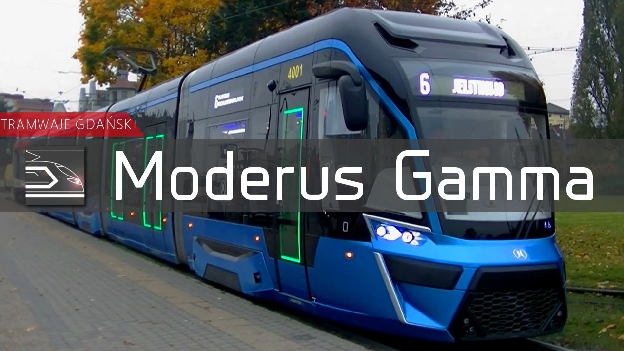 Moderus Gamma LF 01 AC - Testy tramwaju w Gdańsku -