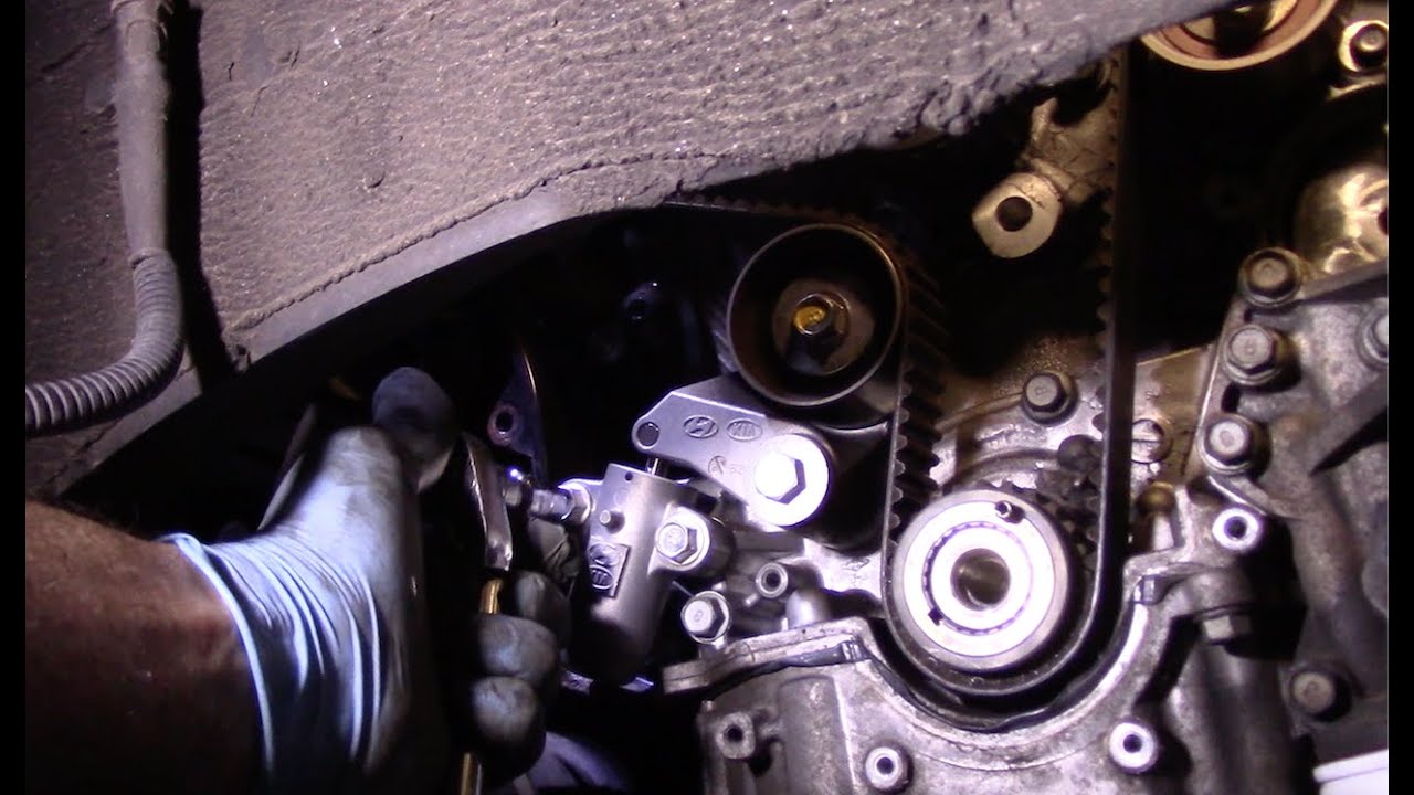 Timing belt Replacement 2007 Hyundai Santa Fe