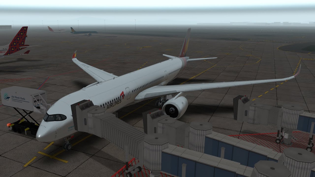 【A359】RFS Flight Simulator A350-941 香港HKG -- 首爾/仁川ICN