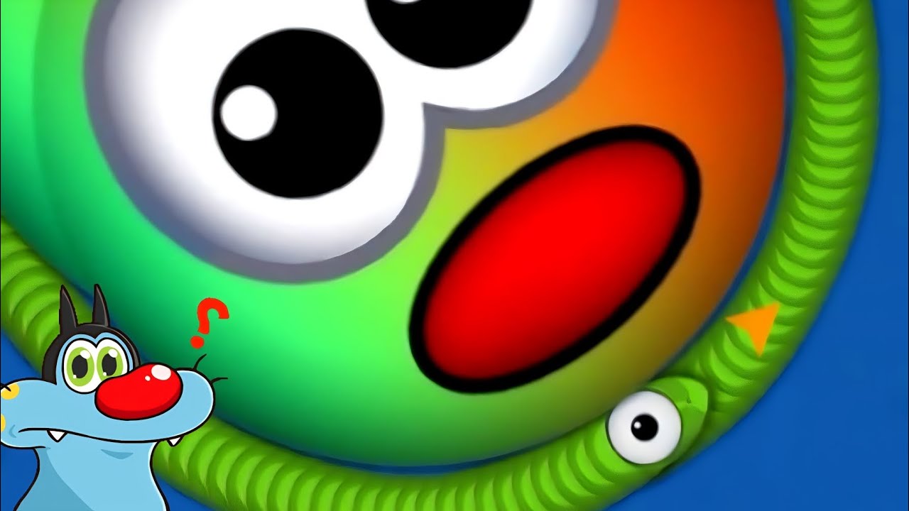 Worms zone.io Snake game Saamp Wali oggy game in Hindi voice 🤣