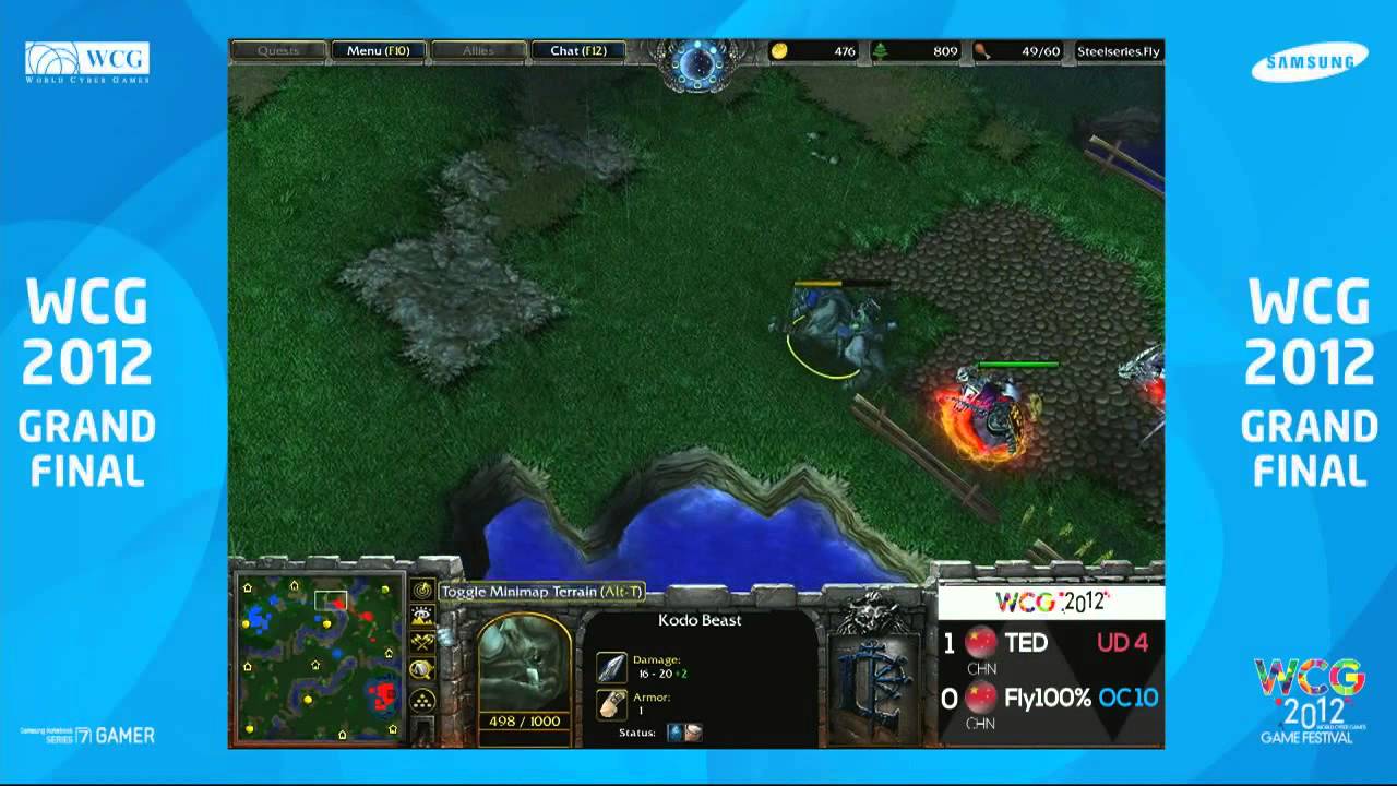 [WCG2012GF] KOR WarIII Ted vsFly100% (Final)