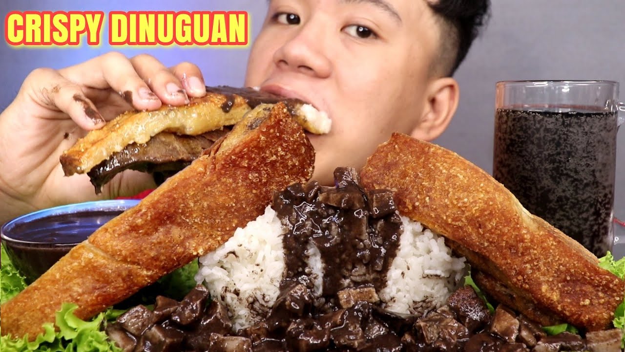 CRISPY PORK DINUGUAN MUKBANG | Crispy Lechon Kawali | Pinoy Mukbang| Mukbang Philippines Asmr Eating